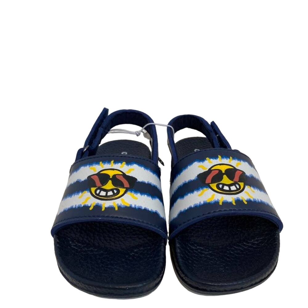 Old Navy Blue & White Sun Sandals with Strap Size 7/8 New